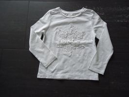 Weisser Pullover, Gr.110