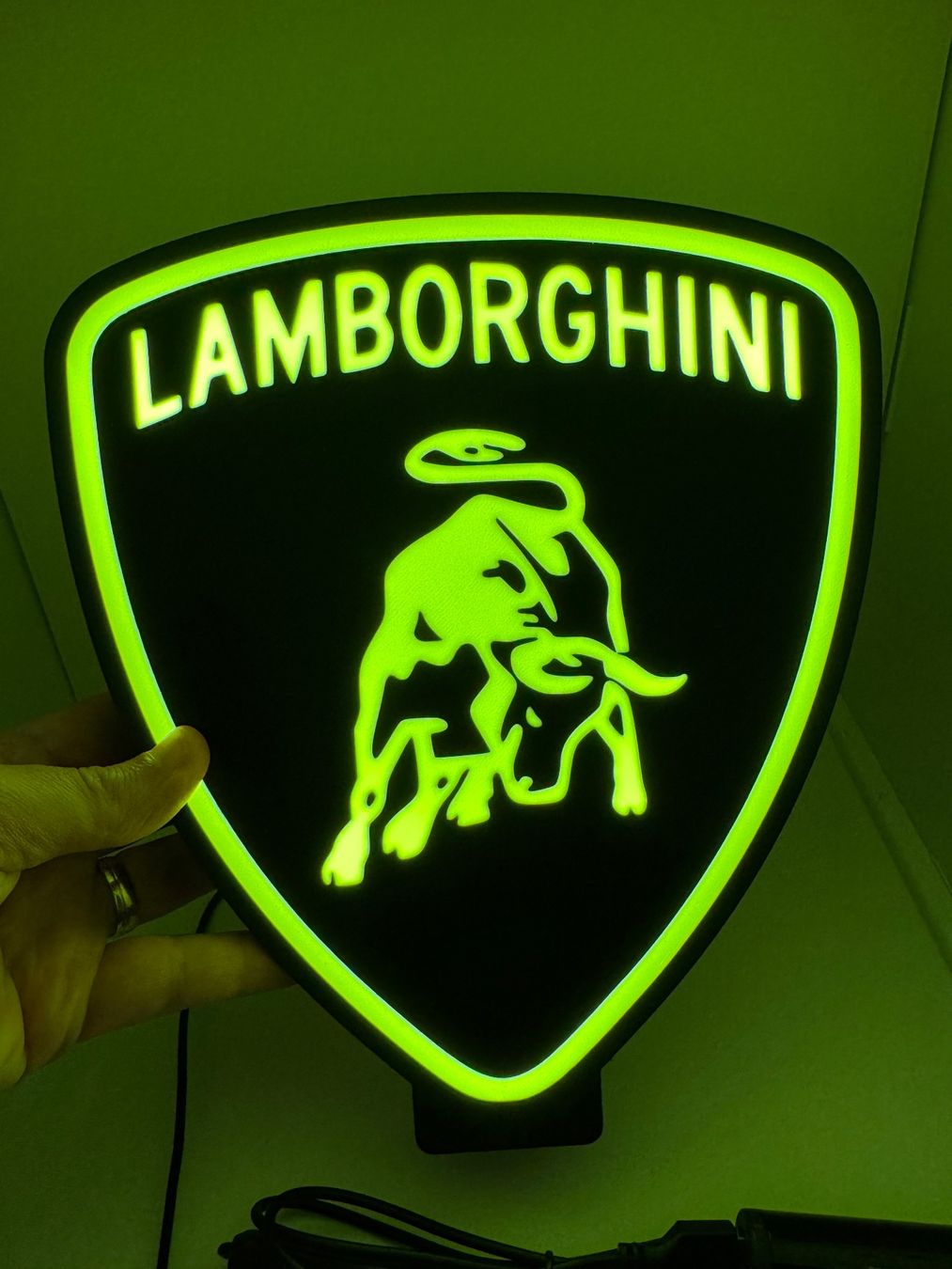 Lampade: Lightbox lampe led LOGO LAMBORGHINI – Nuovo (secondo la descrizione) da Vicques venduto da PAMB3D 8