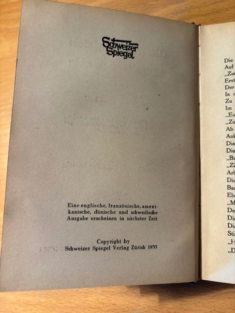 Bücher: Buch: "Die Moorsoldaten" 1935 – Gebraucht aus Seon von retep012 2