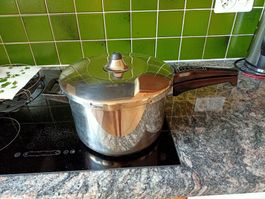 Dampf Kochtopf Kuhn Rikon Duromatic 5 Liter Inox 18/10 
