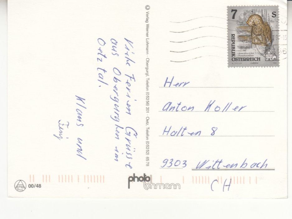 Cartoline postali: Humorkarte Sauwohl 1994 – Usato da Bürglen TG venduto da StampGraf 1