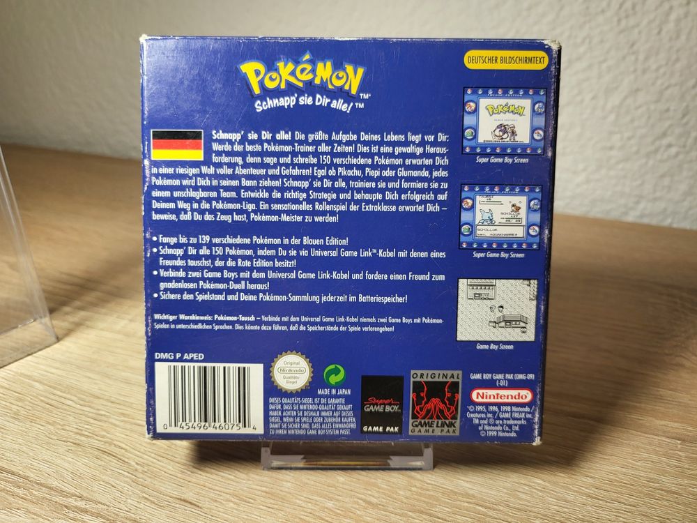 Nintendo Gameboy/Pokemon Blaue Edition/OVP Kaufen auf Ricardo