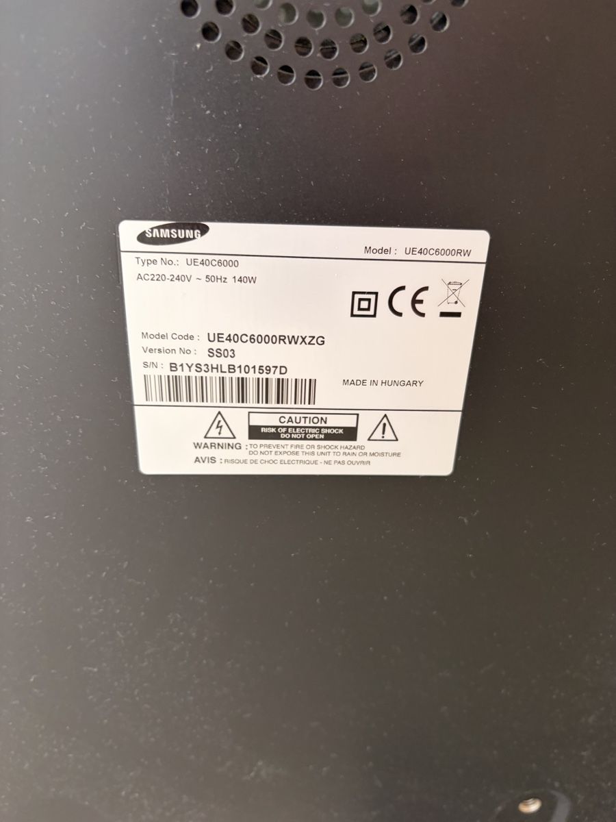 Fernseher: Samsung Fernseher – Gebraucht aus St. Niklausen LU von lou_th5k 2