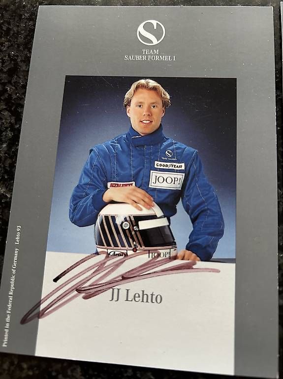 Autografi: Orginale Autogrammkarten Sauber Formel 1 – Usato da Allschwil venduto da Haffelow 1