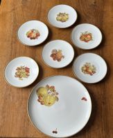 Alboth & Kaiser Porz.6 Obst-Dessertteller 1 gr.Teller 7Teile