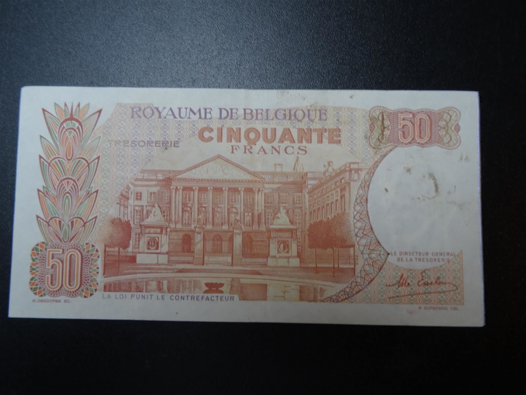 Banconote: 50 belgische Francs Note 1966 – Usato da Lupfig venduto da Jolly63 1