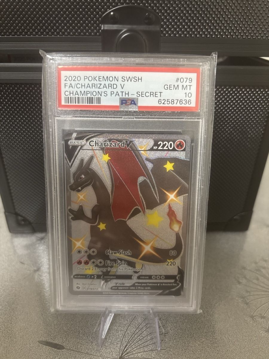 Pokémon Cartes à collectionner: Pokémon Charizard V Champion's Path PSA 10 💎✨ – Neuf avec emballage d'origine à Genève par SAQR12 1