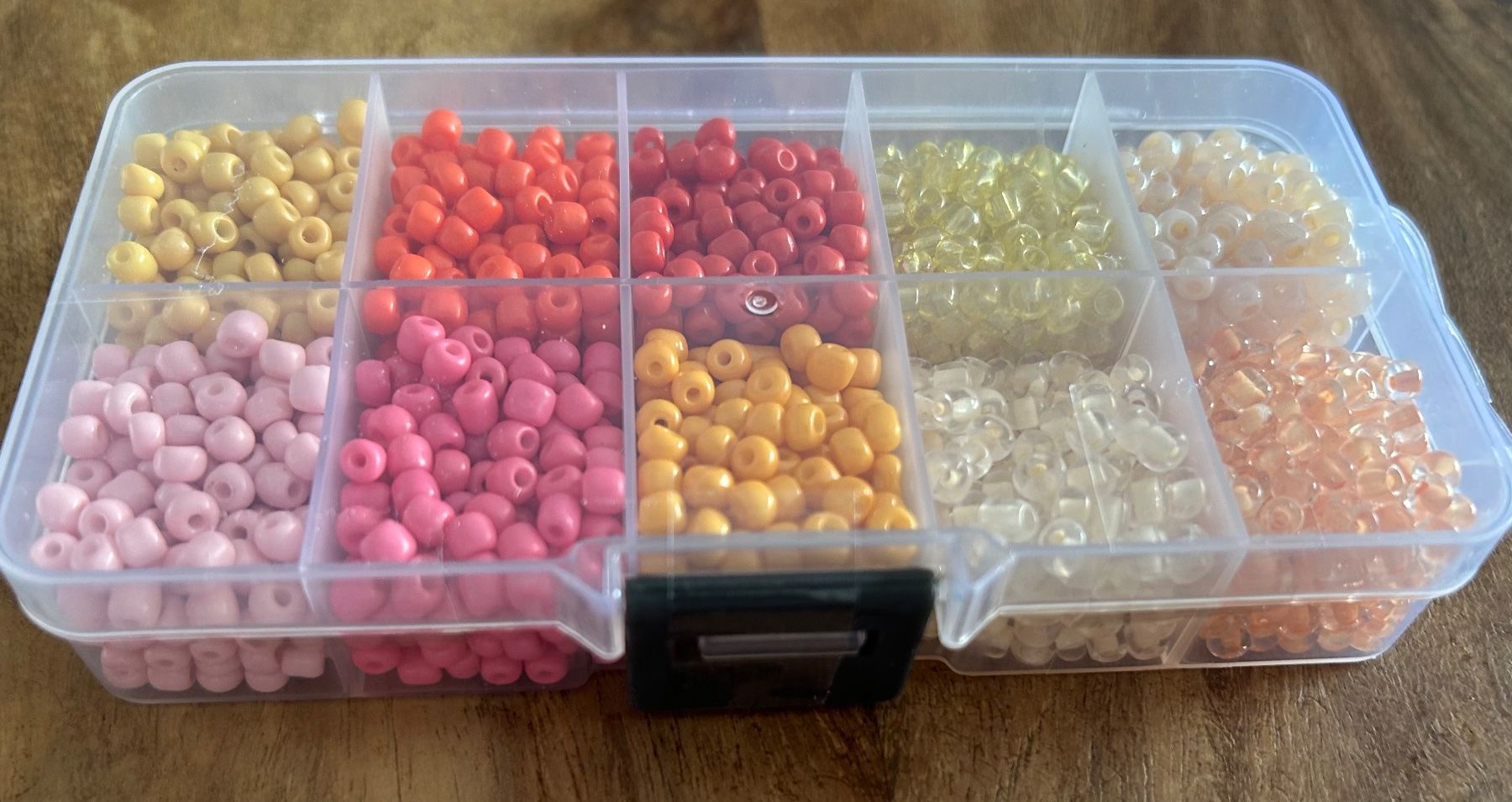Kit bricolage: Bastelset Rocailles Perlen in Organizer Box NEU – Nuovo e nell'imballaggio originale da Geneve venduto da vane267 1