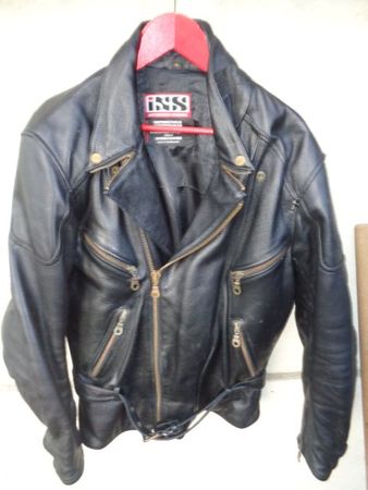 Massive IXS Motorrad Töff Lederjacke Leder Jacke Protektoren