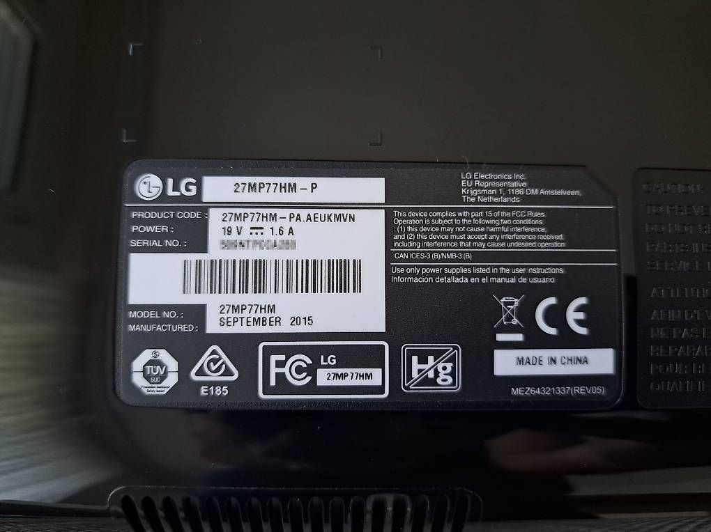LG Monitor: LG Bildschirm 27MP77HM-P – Usato da Dietlikon venduto da tut_v79v 2