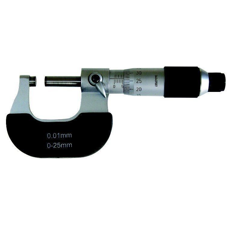 Metall- & Schlosserei Werkzeug: Bügelmessschraube Mikrometer 0-25 mm – Neu und originalverpackt aus Tagelswangen von messtec
