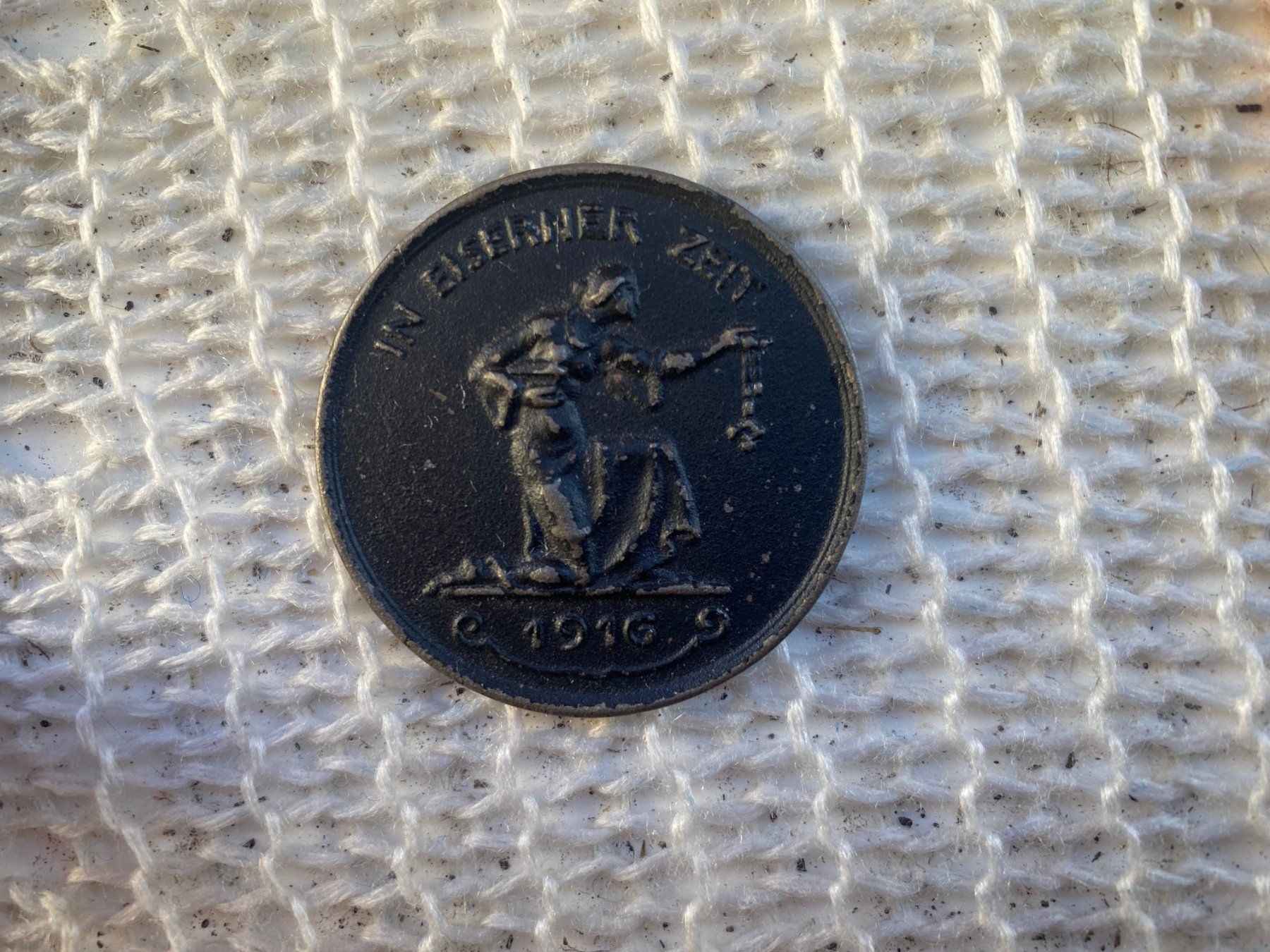 Medaglie: 1915 Eiserne Spendenmedaille – Usato da Trimbach venduto da Antik-Samariter
