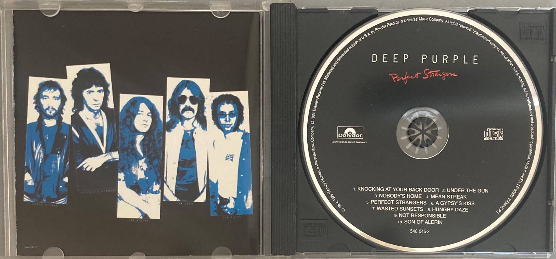 CD: DEEP PURPLE - PERFECT STRANGERS – Usato da Poliez-Pittet venduto da Newtown-Records 2