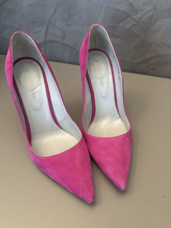 Sergio Rossi Pumps Pink Suede Size 37 EU