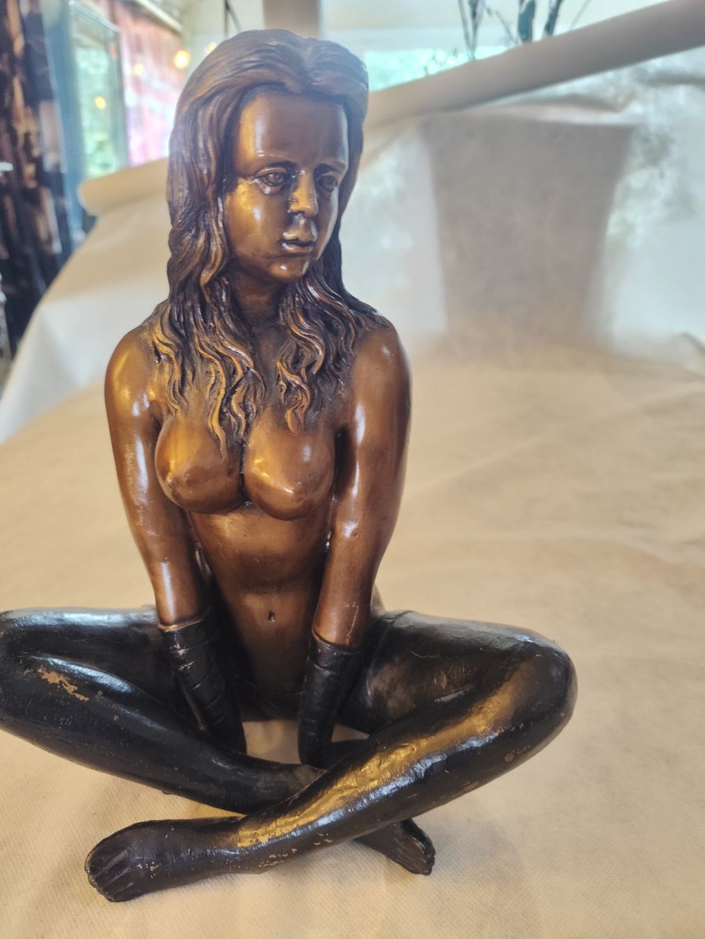 Sculture & Statue: Bronce Skulptur einer sitzenden Frau.!!! – Usato da Dietikon venduto da nala_66