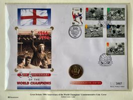 GREAT-BRITAIN 30th Anniv. WORLD CHAMPIONS -1st Issue 30.7.96