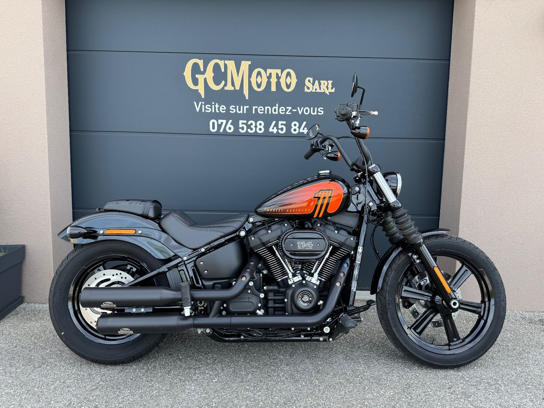 Harley-Davidson Chopper: Harley Davidson Softail 115 Street Bob LEASING POSSIBLE – Usato da Echallens venduto da HD90