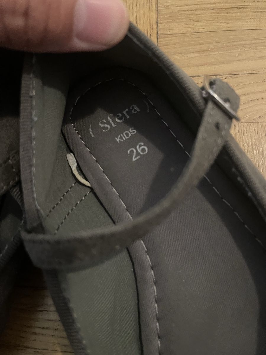 Scarpe per ragazze: Ballerina Sfera Gr. 26 dunkelgrau – Usato da Suhr venduto da RIE83 1