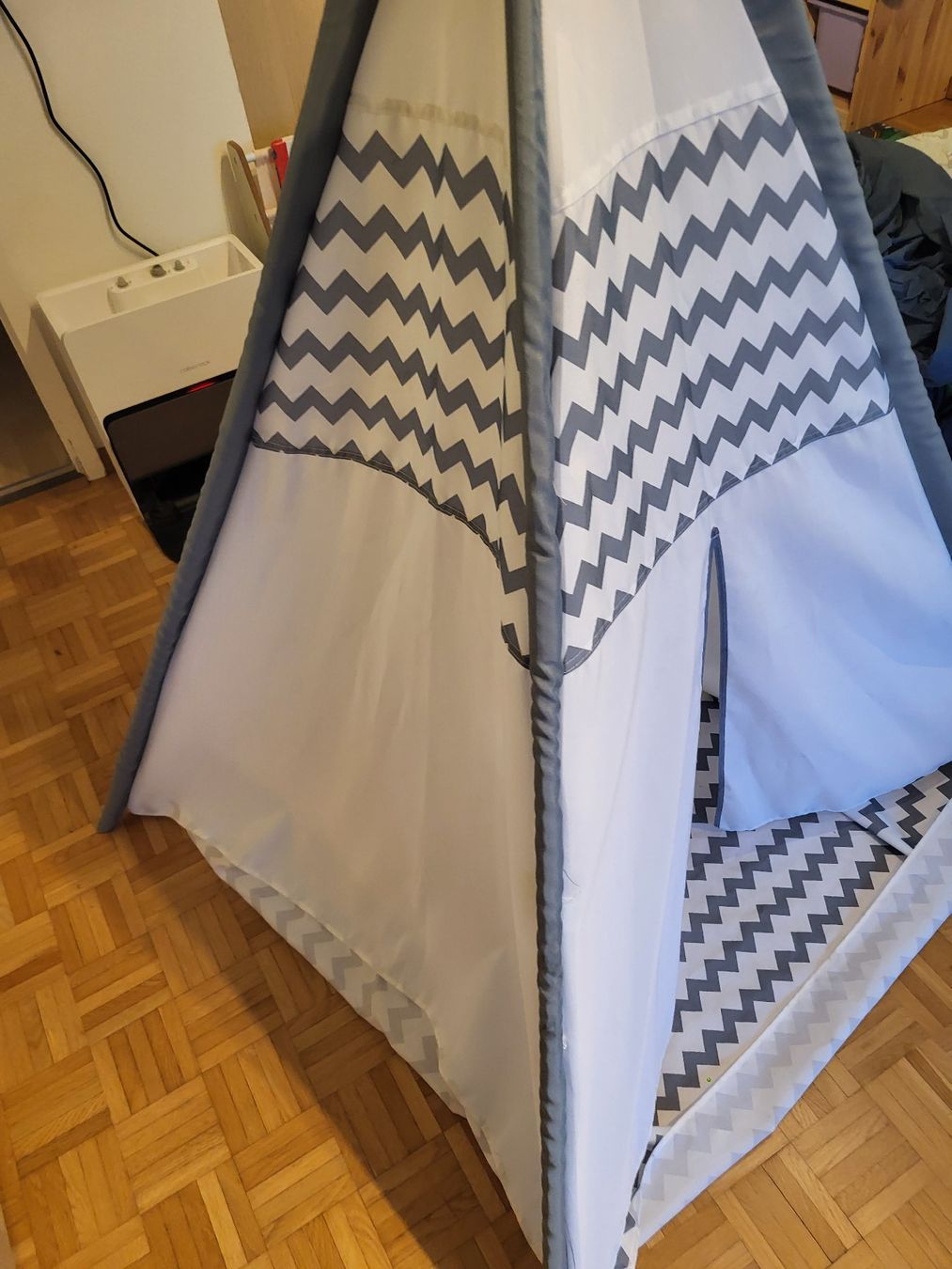 Alri letti & mobili per bambini: Kinderzelt/Tipi Grau/Weiss – Usato da Schaffhausen venduto da jan_pj59 3
