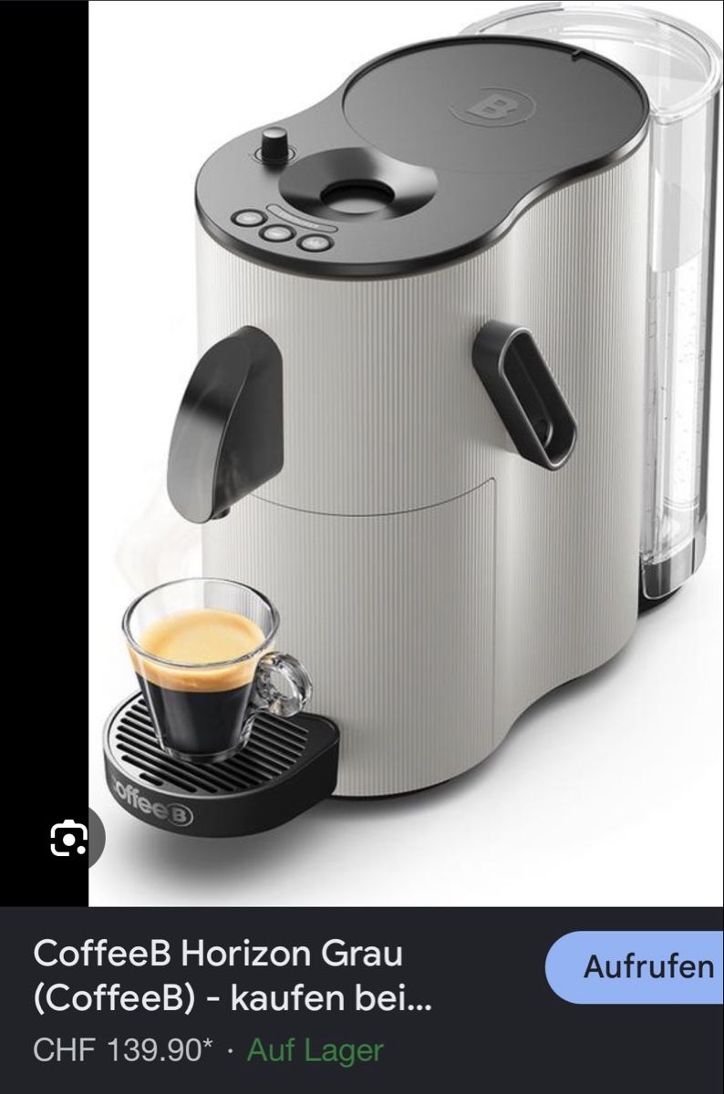 Kaffeemaschinen & Espressomaschinen: CoffeeB Horizon Grey – Neu und originalverpackt aus Basel von fri_56dr