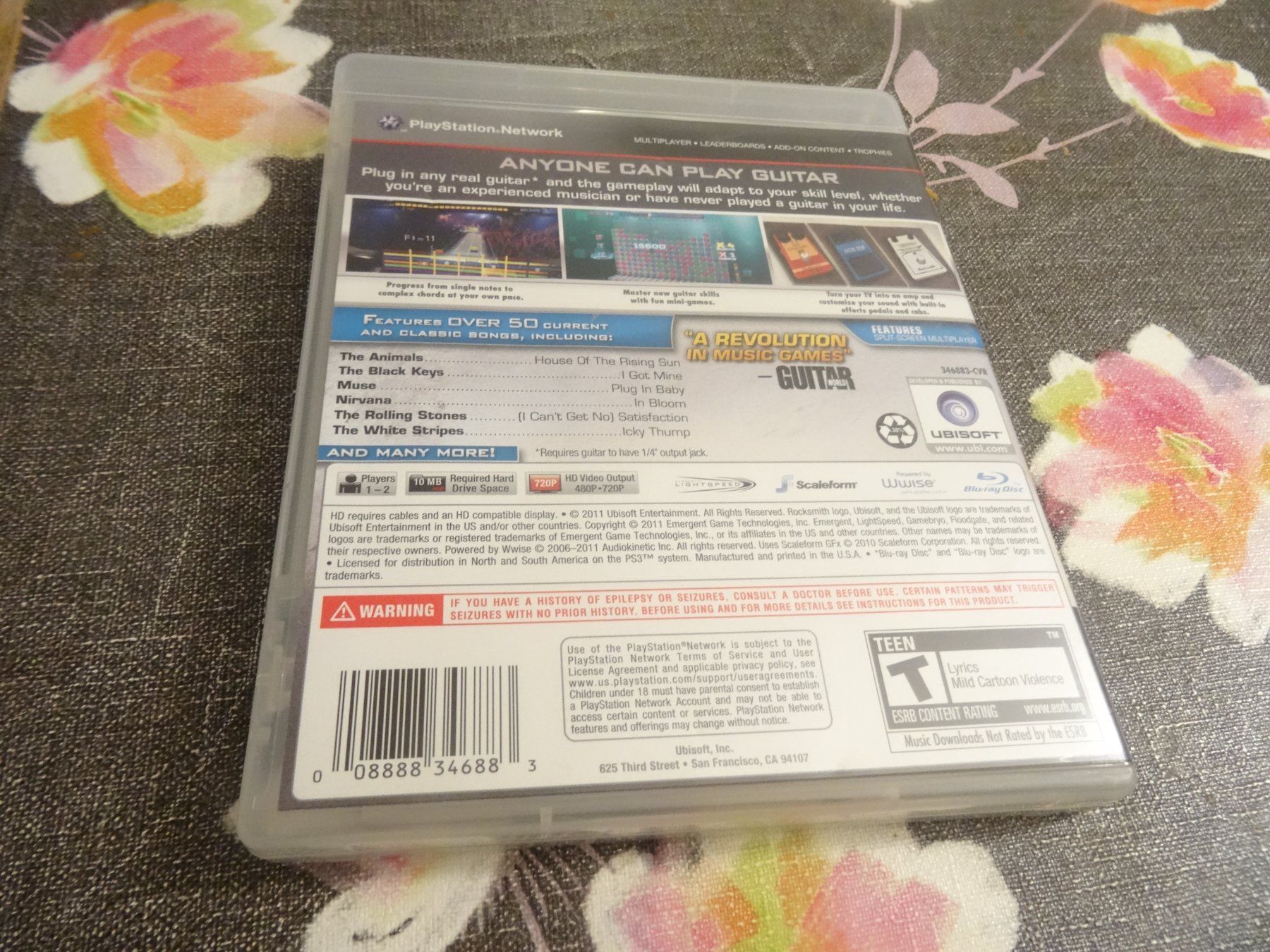Sony Spiele: Rocksmith - Authentic Guitar Games PS3 – Gebraucht aus Olten von Disc-Ausverkauf 2