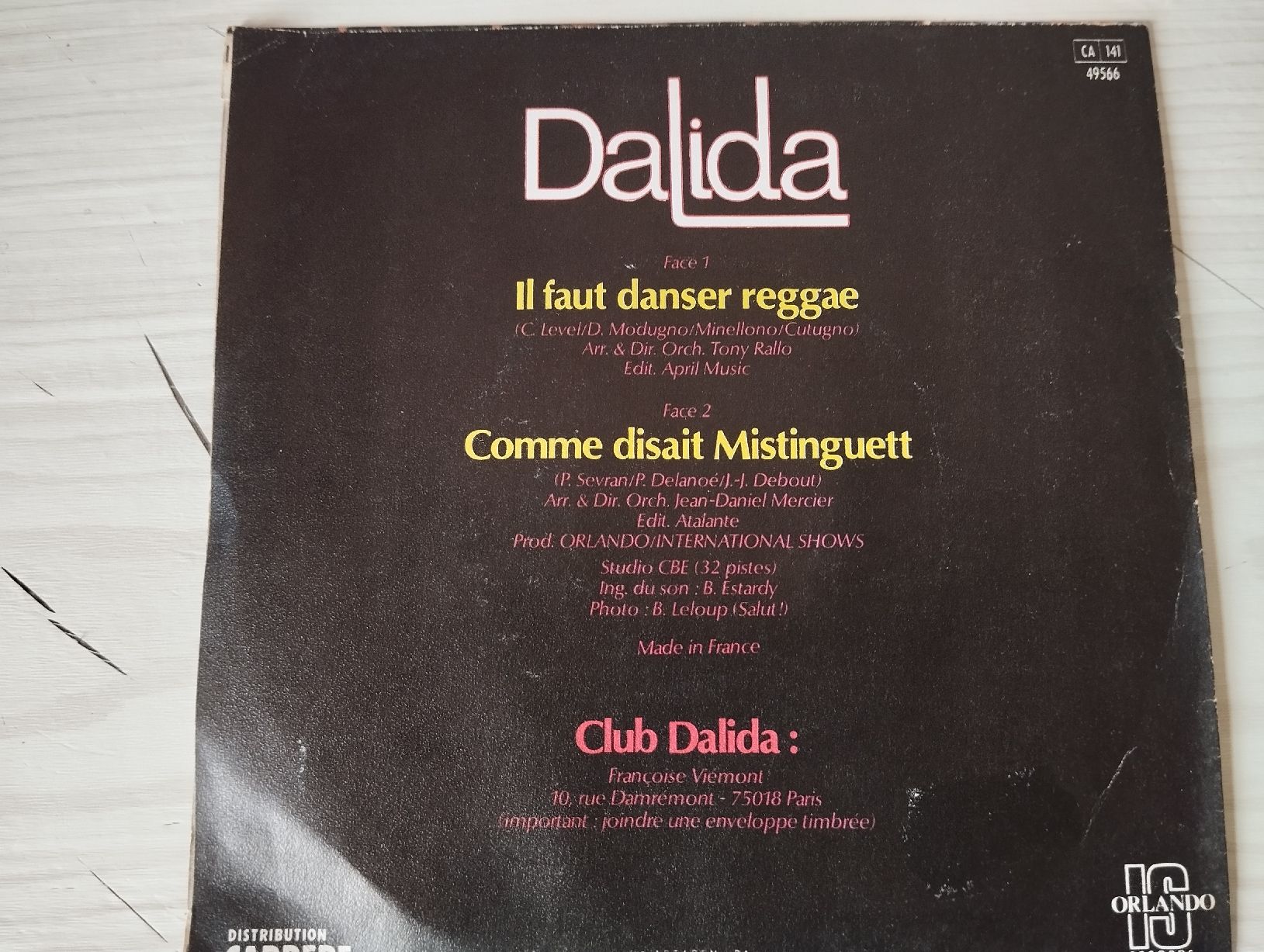 Dischi in vinile: 2 vinyles 45 tours de Dalida – Usato da Neuchâtel venduto da rod_b9kq 6