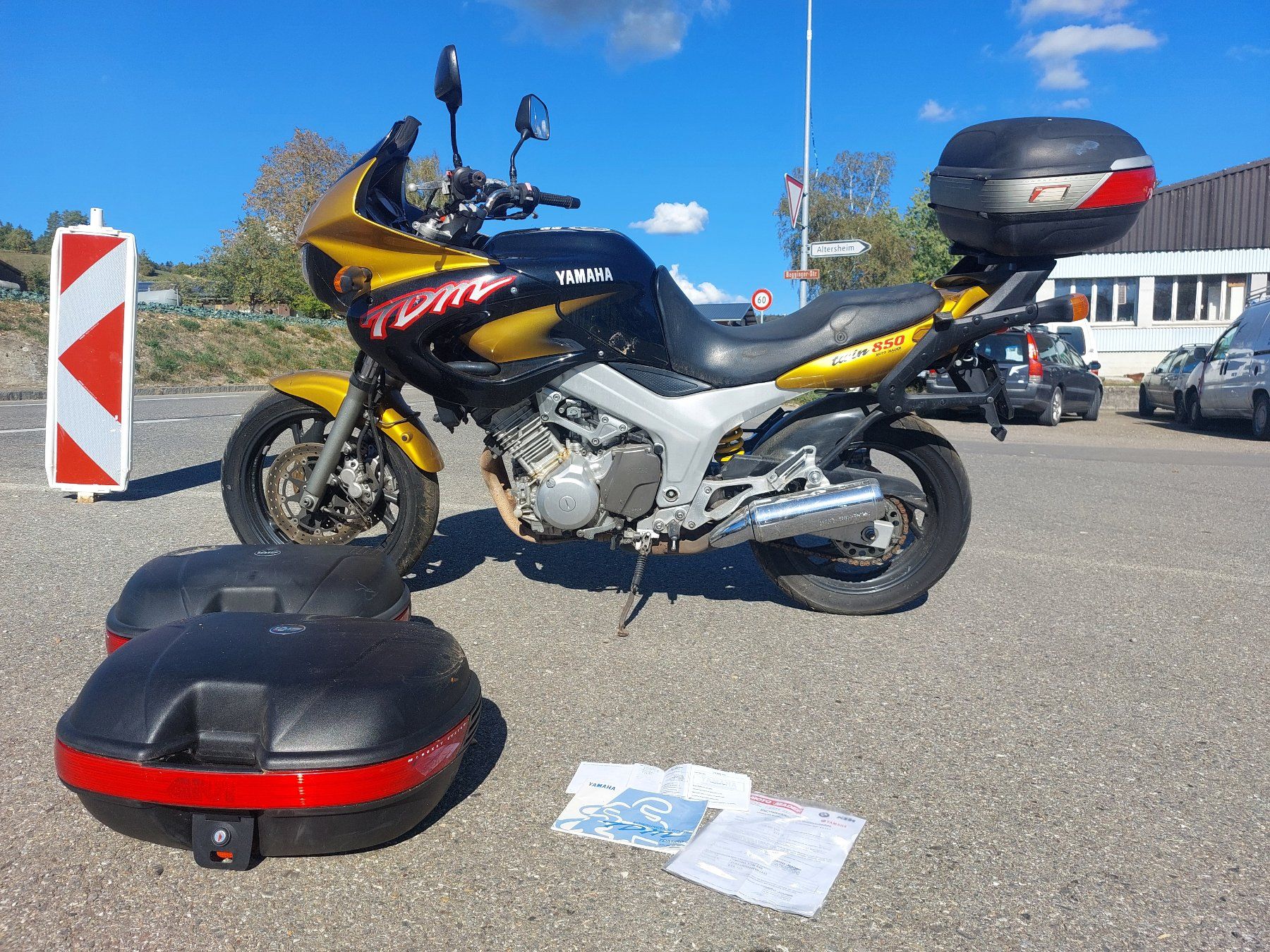 Yamaha TDM 850 5AR Big Twin Klassiker Reise Enduro Tenere (Defekt) in ...