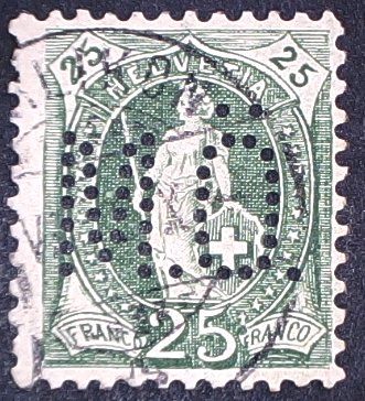 Tous les timbres: Perfin   46 – D'occasion à Opfikon par webstar30
