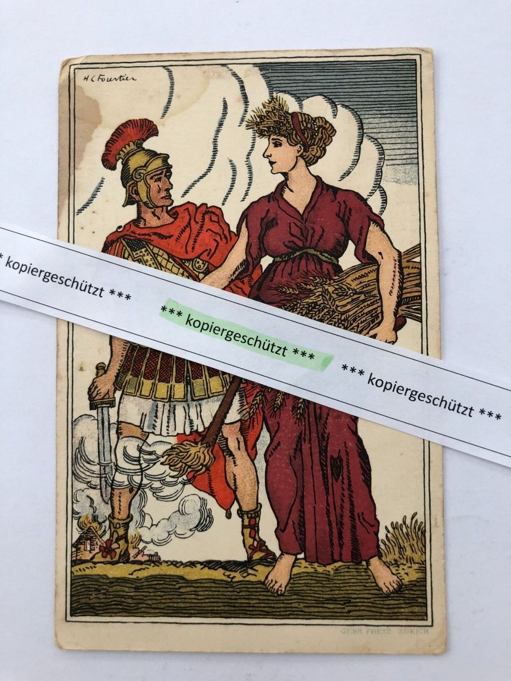 Cartoline postali: Bundesfeier 1916 ungelaufen alt – Nuovo (secondo la descrizione) da Hefenhofen venduto da Bierinder
