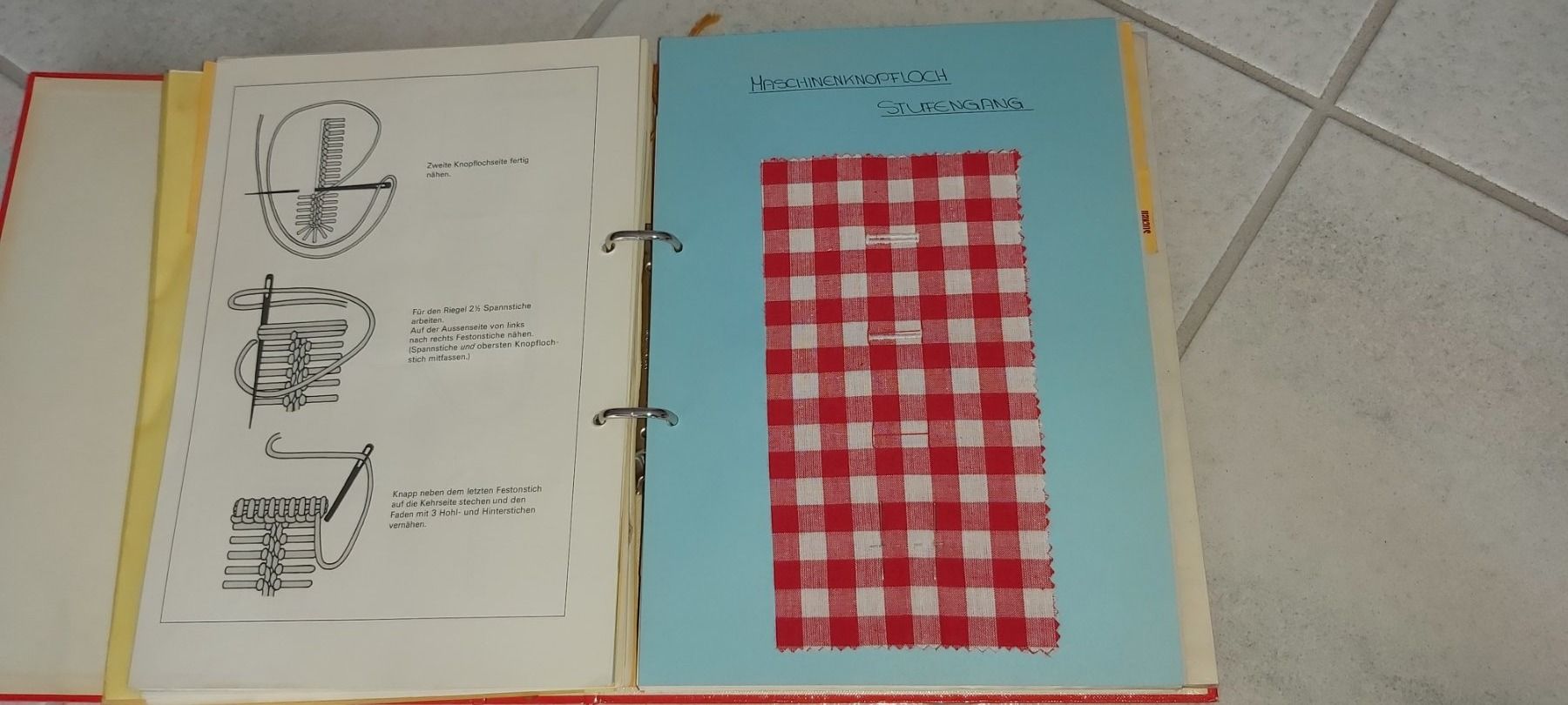 Raccoglitori: Handarbeitsordner von 1975 – Usato da Schwarzenbach SG venduto da mel_s6jj 2