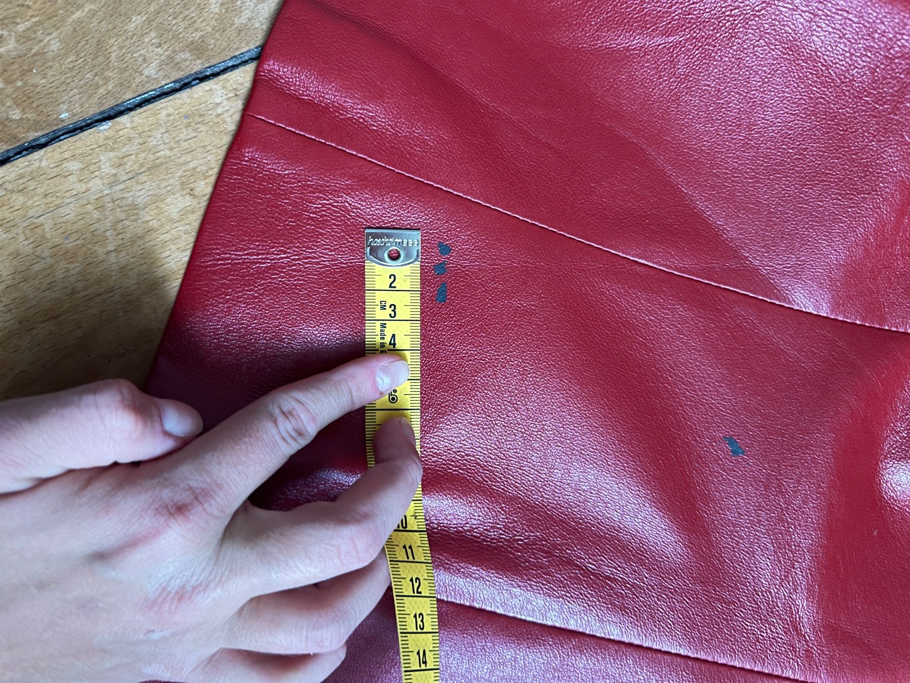 Giacche: Rote Vintage Echtlederjacke – Nuovo (secondo la descrizione) da Luzern venduto da w.welihodska 5