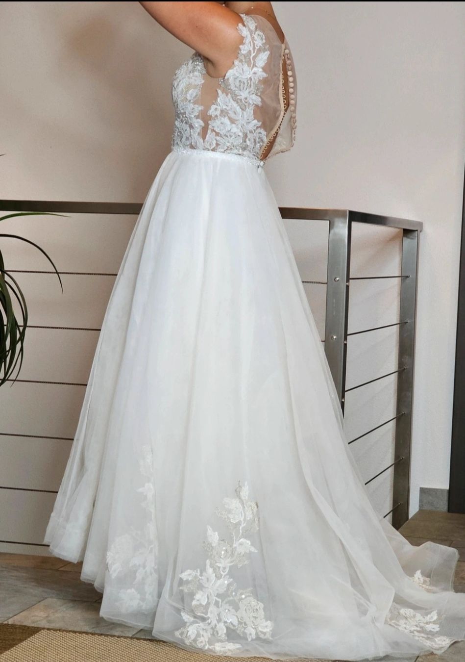 Kleider: Brautkleid mit Spitze und Tüll  – Gebraucht aus Beinwil am See von wol_9rqp 2