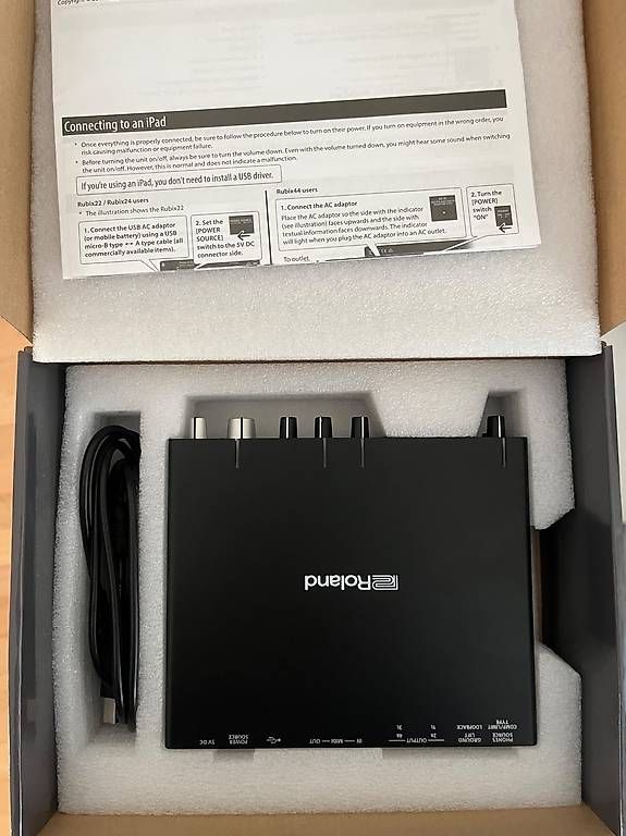 Roland Registratori: Roland Rubix24 USB Audio Interface  wie neu mit OVP – Usato da Richterswil venduto da noa_q7yd 2