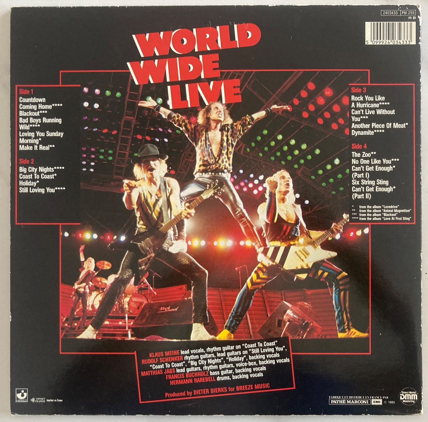 Vinyles: SCORPIONS - WORLD WIDE LIVE – D'occasion à Poliez-Pittet par Newtown-Records 1