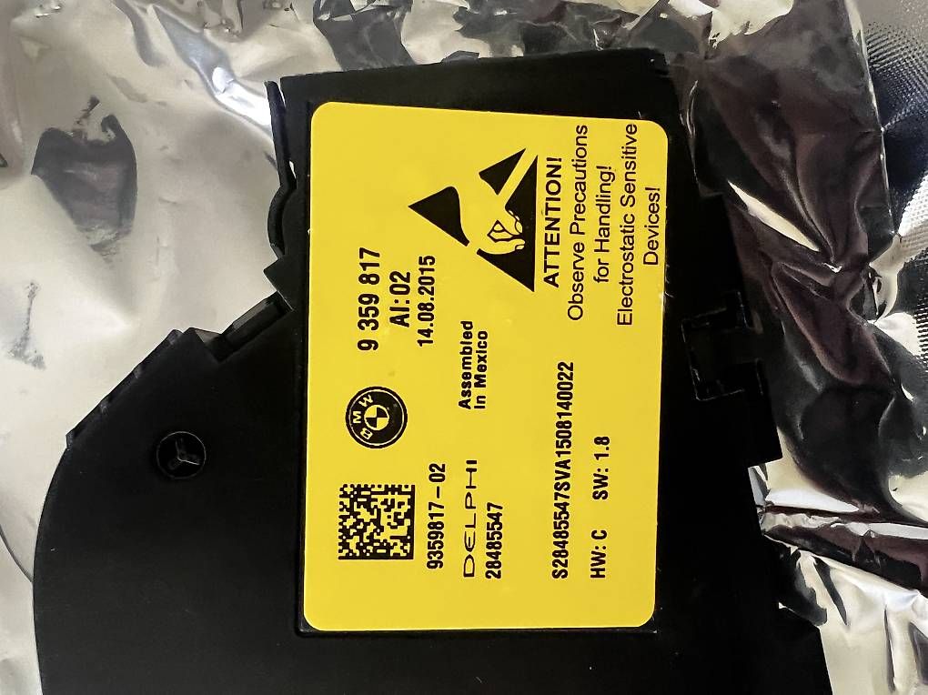 BMW Tutti pezzi di ricambio auto: BMW Sitzsteuerungsmodul 9359817 neu – Usato da Buchs venduto da san_v99y 2
