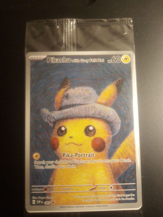 Pokemon Pikachu mit grauem Filzhut / with grey felt hat Kaufen auf Ricardo
