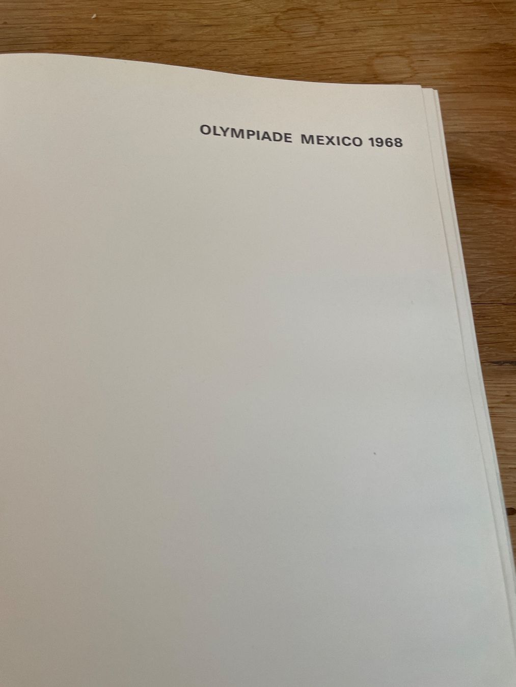 Libri: Buch: Olympiade Mexico 1968 – Usato da Winterthur venduto da cheerio97 3