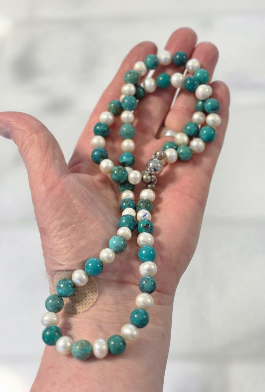 Catenine: Halskette Perlen und Malachit mit Armband – Nuovo (secondo la descrizione) da Zürich venduto da ben_mn5h 6