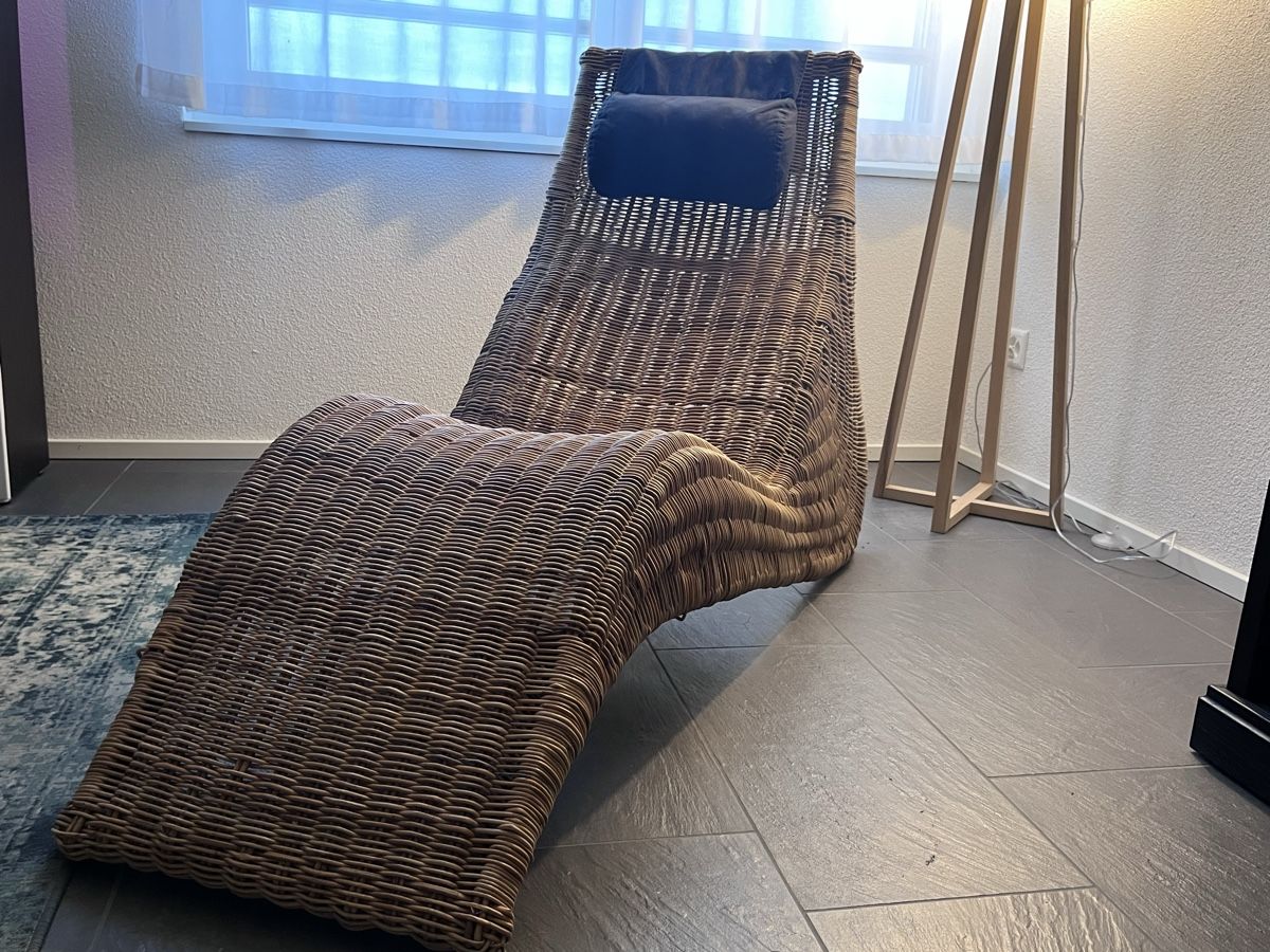 Ikea Sedie a sdraio: Karlskrona Ratan Liege – Usato da Bünzen venduto da Mammamia79