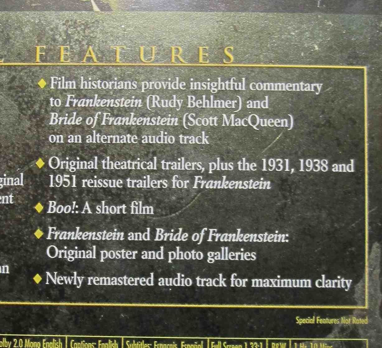 Tutti i DVDs: Frankenstein Collection Box NTSC (Code 1) – Usato da Schaffhausen venduto da vinylandmore 5