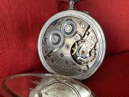 Taschenuhr Tula Silber,  Remontoir ancre Spiral Breguet