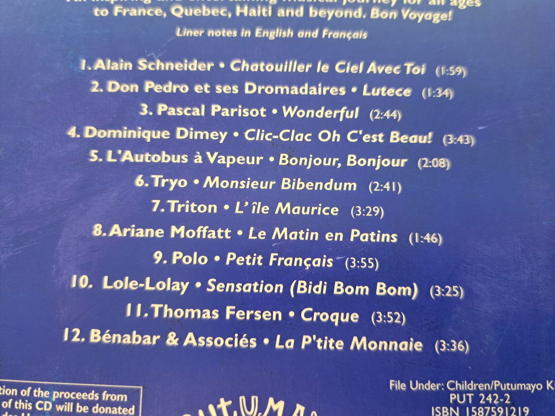 CD: Cd Putumayo presents French Playground – Usato da Pully venduto da bro_n52j 2