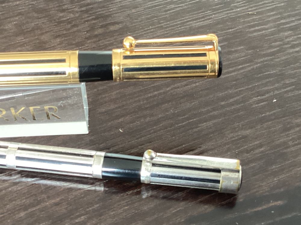 Parure De Stylos Waterman Night And Day En Argent 925 - Stylos Plume Occasion