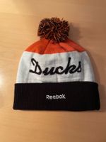 Reebok Anaheim Ducks NHL Wintermütze / Beanie mit Bommel