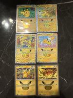 6 Pokemon Karten Pikachu Set Celebrations Zustand neu