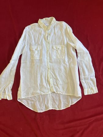 i Blues Club Leinenhemd Damen Weiss Sommer Gr. 40 Top! (57)