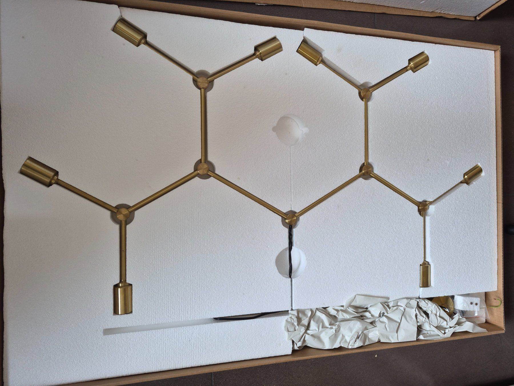 Lampadari & plafoniere: Deckenlampe Messing Molecule 8 - Design und Qualität – Usato da Frauenfeld venduto da xuozar 3