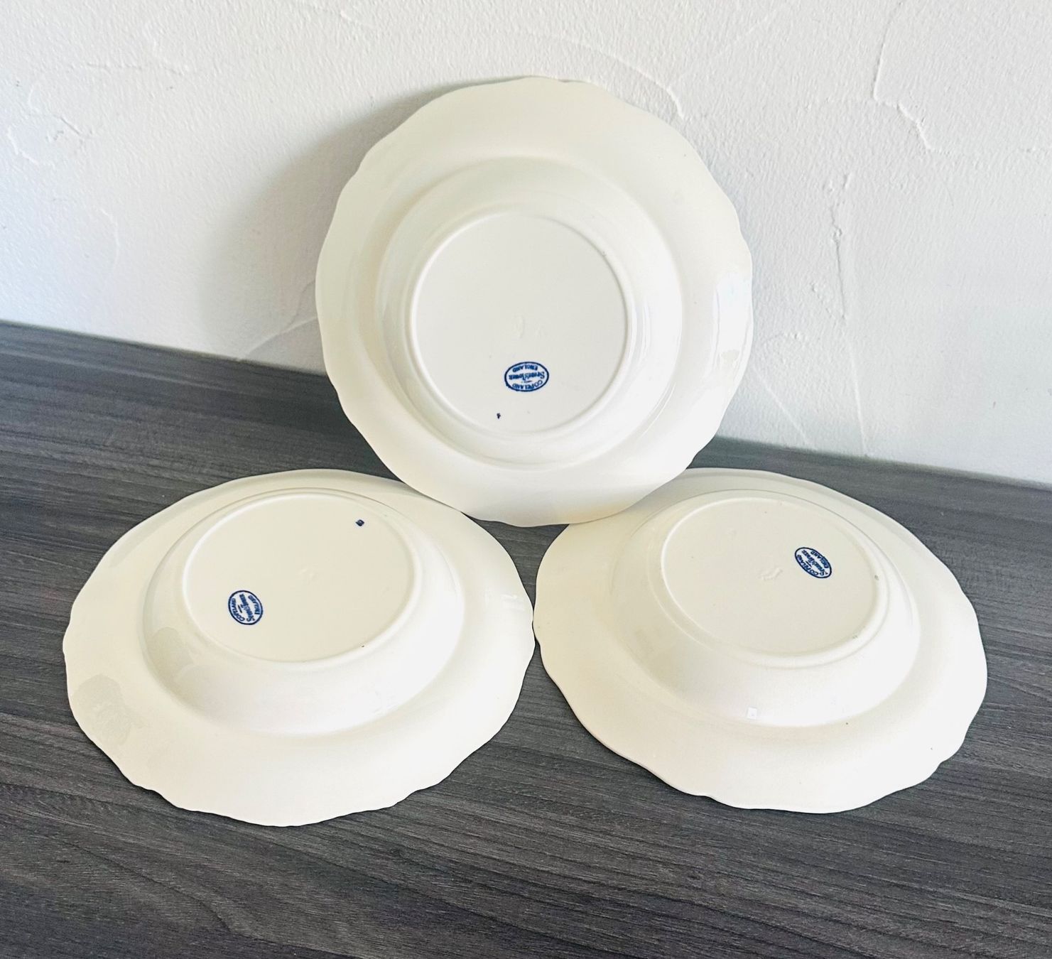Piatti: 3 Suppenteller 25cm - Copeland Spode - Blue Tower – Usato da Zürich venduto da brazerola 2