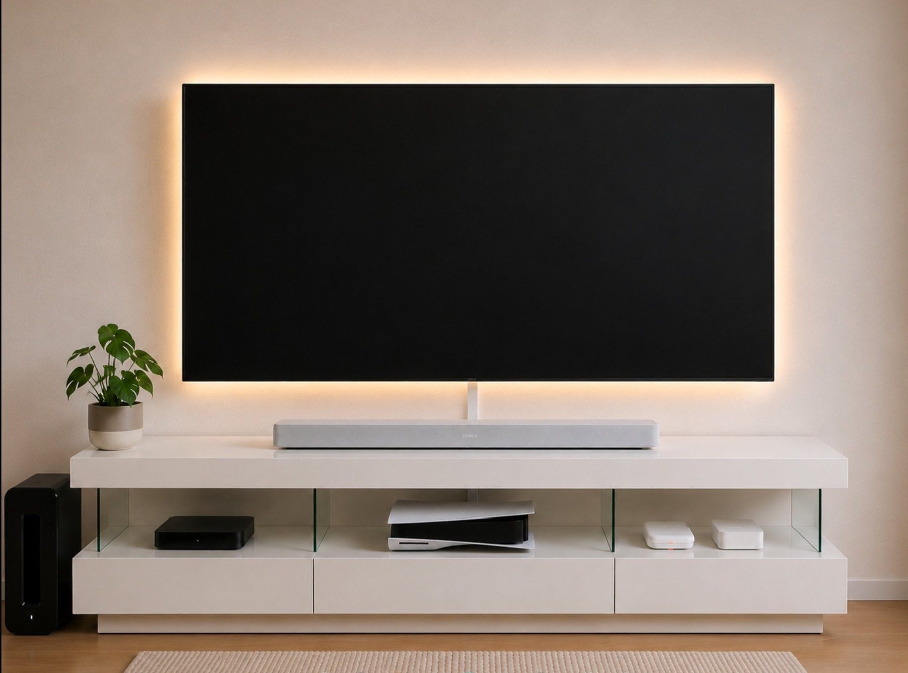 TV Möbel: TV Lowboard weiss – Gebraucht aus Walzenhausen von Dream71