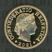 CHF___0.05 2021 stgl * aus Stgl-Münzsatz! 5 Rappen